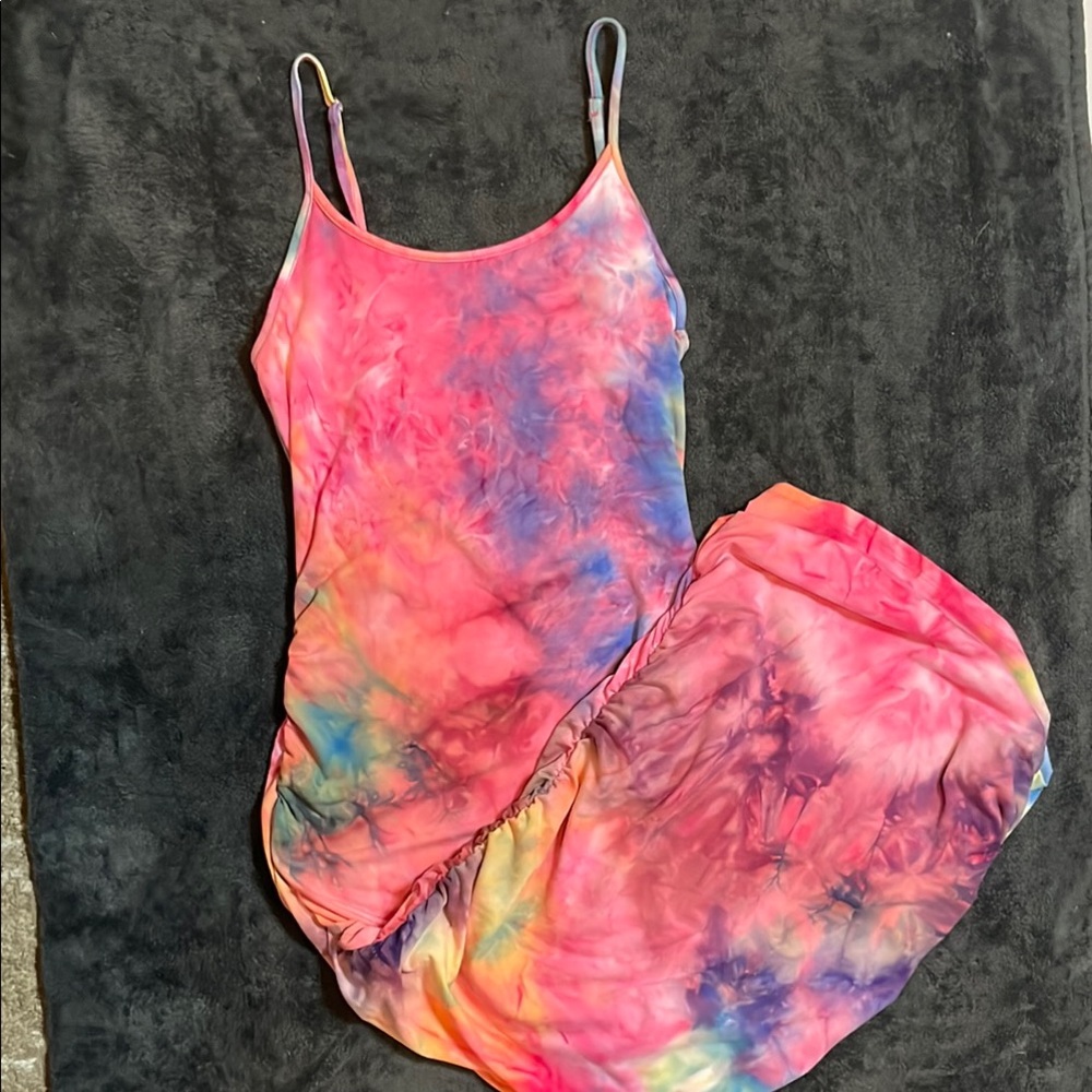 Colorful Tie-Dye Dress